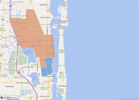 West Palm Beach Map Economic Innovation Group Beach Map