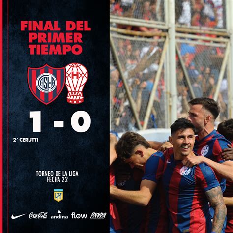 San Lorenzo On Twitter Final Del Primer Tiempo