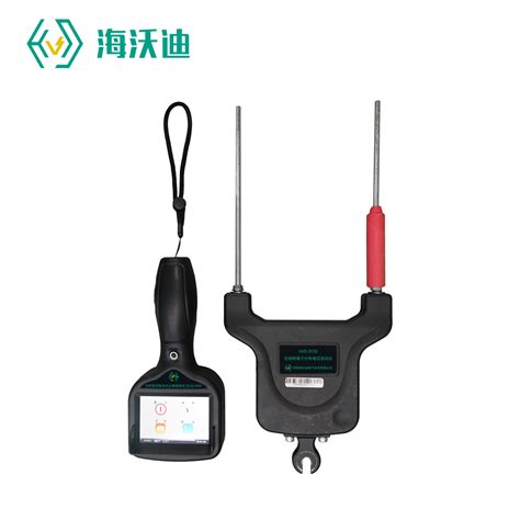 High Voltage Insulator Voltage Value With Electric Measuring Instrument