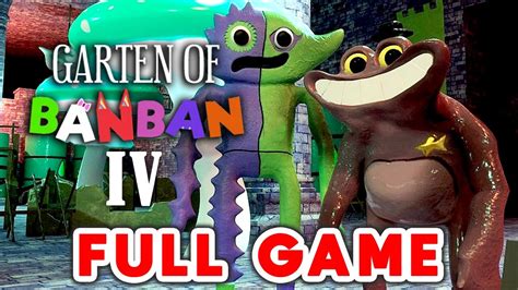 Garten on Banban 4 - Full Game Walkthrough Gameplay (HD 60FPS) - YouTube