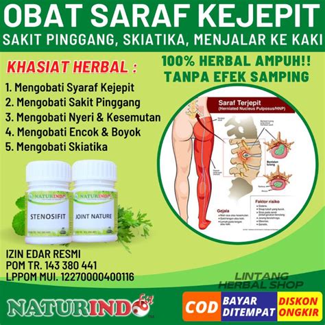 Jual Obat Saraf Kejepit Pinggang Dan Kaki Obat Sakit Pinggang Belakang