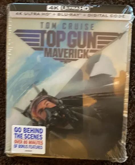 Top Gun Maverick Lenticular Magnet K Steelbook K Uhd Blu Ray