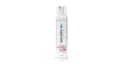 Solverx Sensitive Skin Pianka do mycia i demakijażu twarzy i oczu 200ml