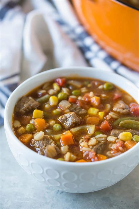 Easiest Way To Make Beef Barley Beef Soup Recipes