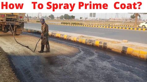 What Is Prime Coat For Asphalt How To Spray Prime Coat On Roadhow To