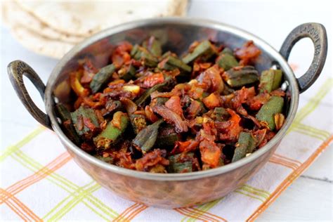 Bhindi Masala Recipe Hotel Style North Indian Bhindi Okra Fry