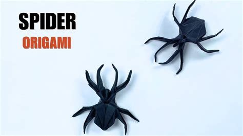 Origami Spider How To Make Origami Spider Youtube