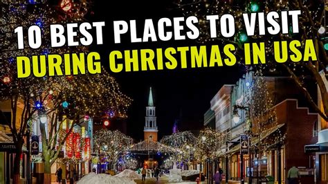 10 Best Places To Visit During Christmas In USA YouTube