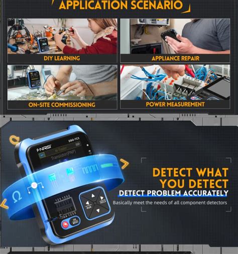 Osciloscopio FNIRSI DSO TC3 Probador De Transistores De Osciloscopio