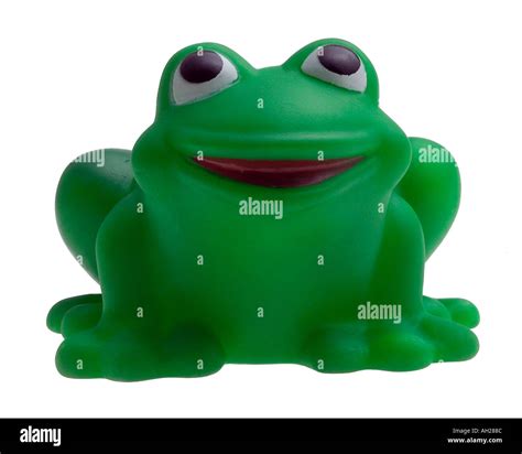 Plastic Toy Frog Stock Photo Alamy