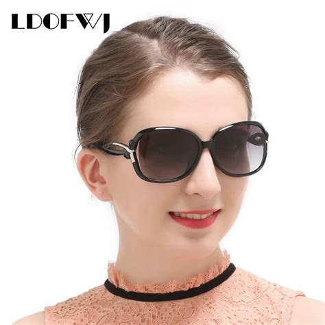 Ldofwj Bowknot Frame Polarized Sunglasses Women Brand Designer 2017 Luxury Uv400 Oversized Sun