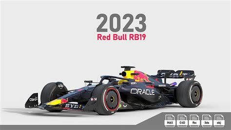 F1 Redbull Rb19 2023 3d Model Cgtrader