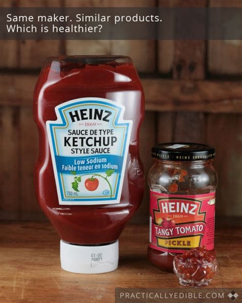 Heinz Ketchup Vs Heinz Tangy Tomato Pickle