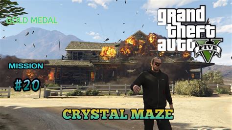 GTA V Grand Theft Auto V Mission 20 Crystal Maze 100 Gold Medal