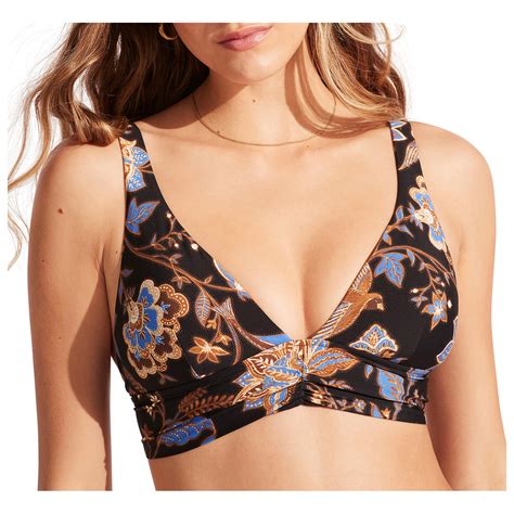 Seafolly Silkroad Longline Tri Bikini Top Damen Online Kaufen