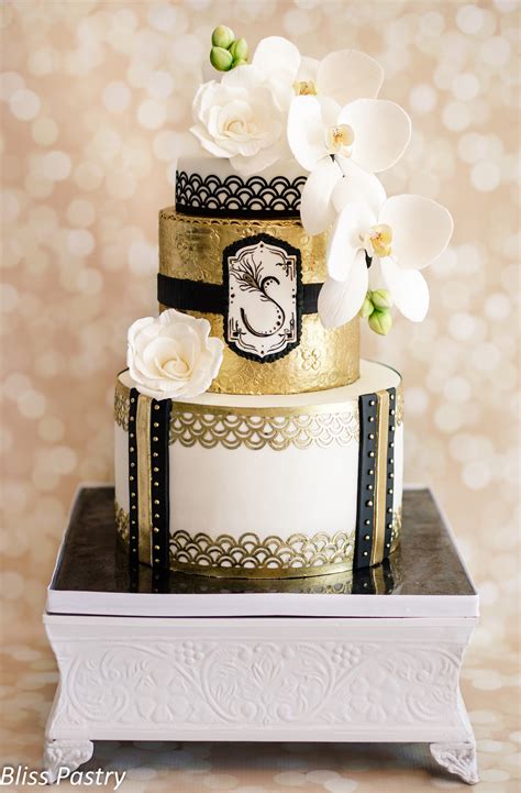 Art Deco Birthday Cake