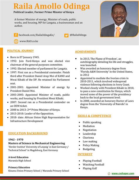 Cv Format Samples And Example In Kenya Pdf Microsoft Word Cv Format