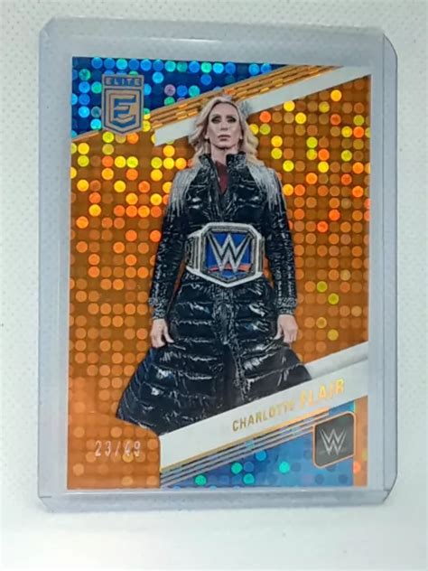 CHARLOTTE FLAIR 2023 Donruss Elite WWE Wrestling Orange 23 49 EUR