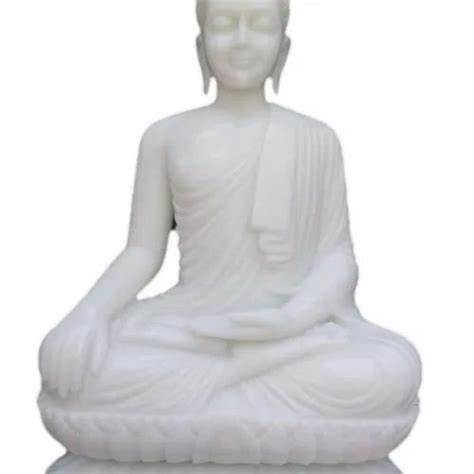 White Marble Mahatma Buddha Statue For Worship At Rs In Jaipur