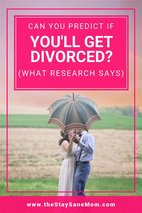 Can You Predict Which Couples Get Divorced Stay Sane Mom