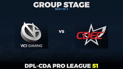 Vici Gaming Vs CDEC Game 1 DPL CDA Season 1 Group Stage W MLP