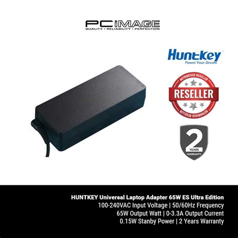 Huntkey Universal Laptop Adapter 65w Es Ultra Edition Pc Image