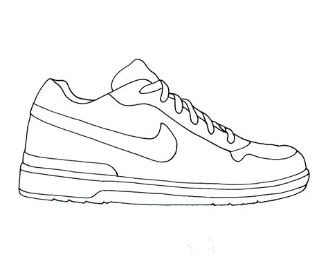 Nike Logo Coloring Pages at GetDrawings | Free download