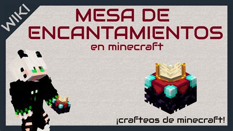 Como Hacer Una Mesa De Encantamientos En Minecraft 🔮[tutorial Crafteo Minecraft Wiki] Youtube