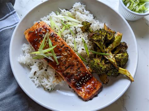 Hoisin Glazed Salmon With Roasted Broccoli Unapologetic Eats