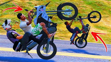 GTA 5 VIDA REAL Fui Na Rua Do Grau A Moto Do Rocam EP26 YouTube