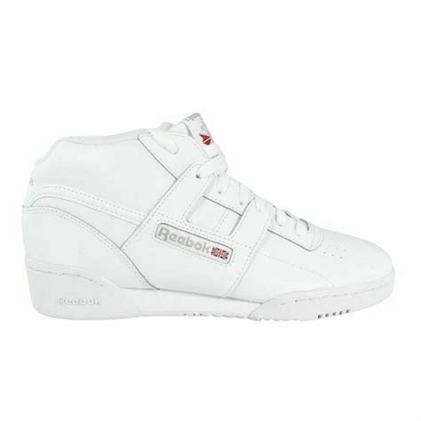 Supportive And Stylish Reebok Workout Mid Strap Sneakers