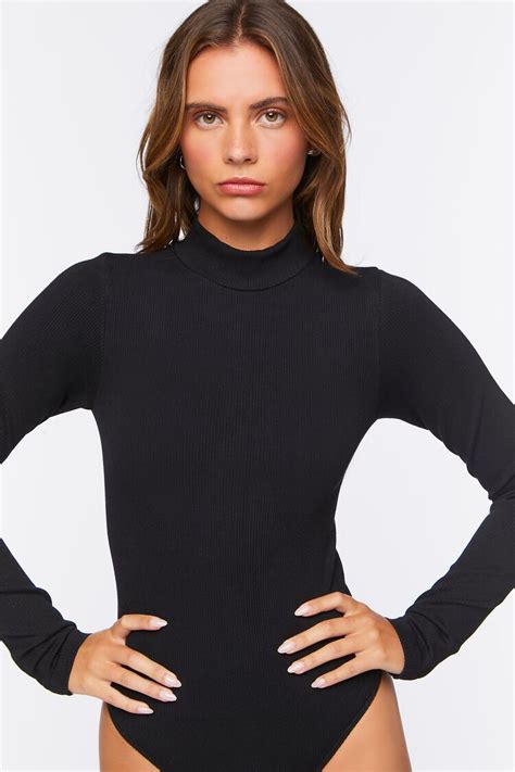 Seamless Mock Neck Bodysuit