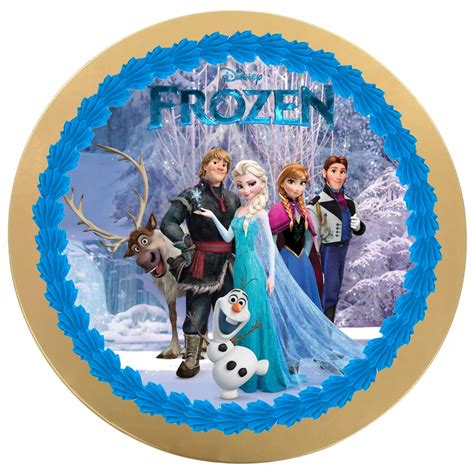 Wydruk Opłatek Na Tort Kraina Lodu Frozen 20cm 14738047680 Allegro pl