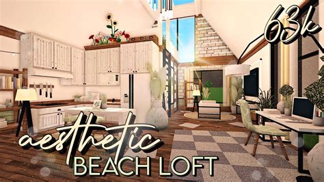 Bloxburg House 50k Beach Loft