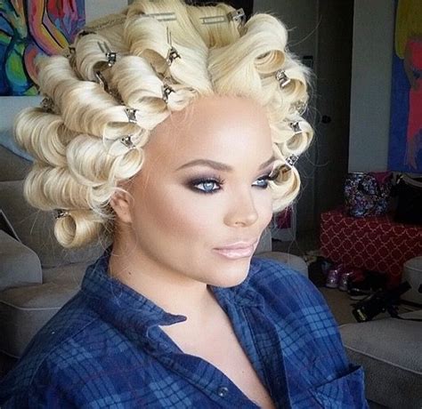 Pin By Noemi On Trisha Paytas Hair Rollers Hair Color For Women