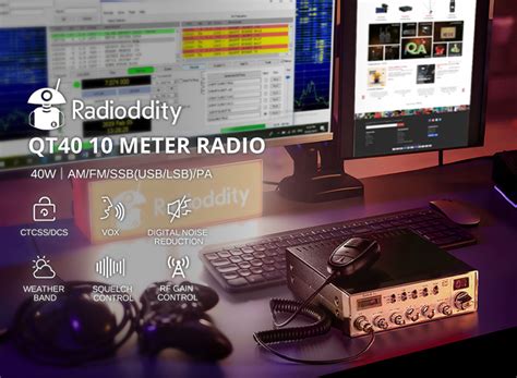 Radioddity Pre Order Begins For QT40 10 Meter Radio Milled