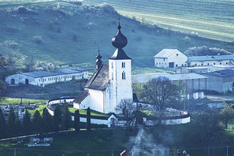 View Of Zehra Village With Holy Spirit Church Stock Photo Image Of