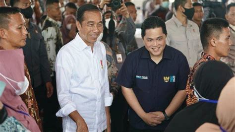 Dukungan Intensif Jokowi Jadikan Erick Thohir Cawapres Paling Potensial