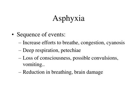 PPT - Asphyxia PowerPoint Presentation, free download - ID:178667