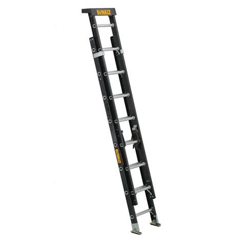 Dewalt 16 Ft Fiberglass Extension Ladder 300 Lb Load Capacity 33 1 Lb Net Weight 20x997