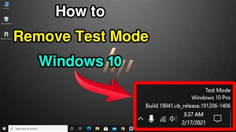 How To Remove Test Mode Windows Watermark Disable Test Mode