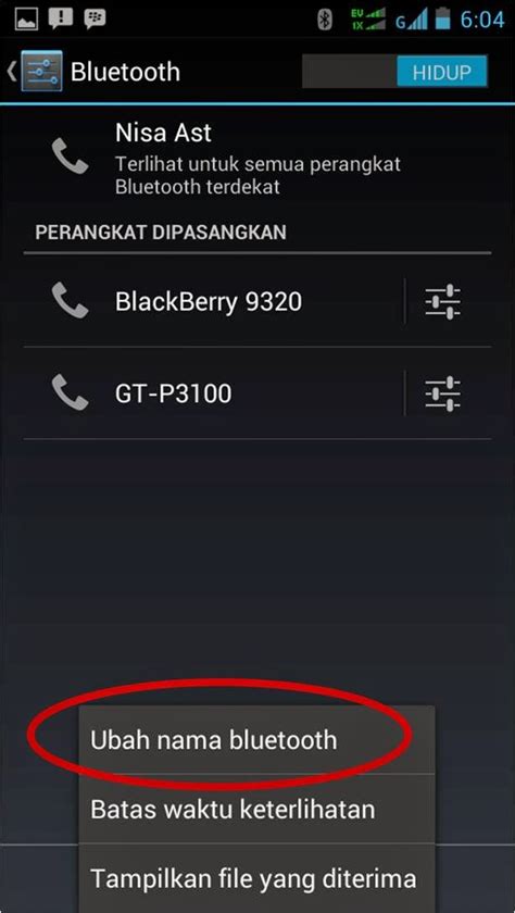 Cara Mengganti Nama Bluetooth Andromax Smartfren