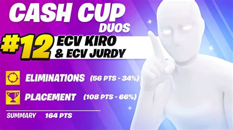 THIS IS HOW WE PLACED 12th AND QUALIFIED FOR THE DUO CASH CUP FINALS