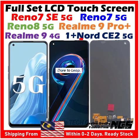 Oled Full Set Lcd Touch Screen Compatible For Oppo Reno7 Se 5g Reno 7 5g Reno 8 5g Realme