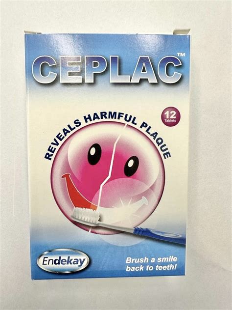 Ceplac Dental Disclosing Tablets 12 Tablets