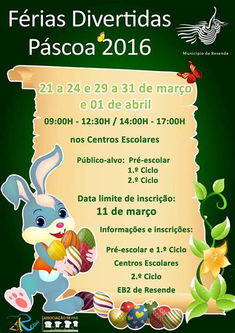 Centro Escolar De Resende Férias Divertidas Páscoa 2016