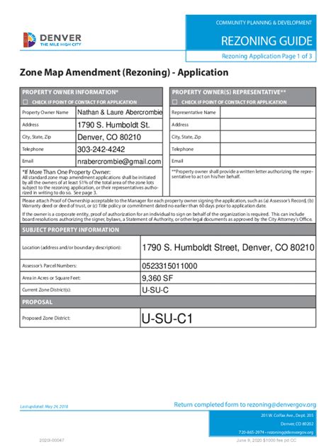 Fillable Online Pdffiller Com414519189 REZONING GUIDE Fillable