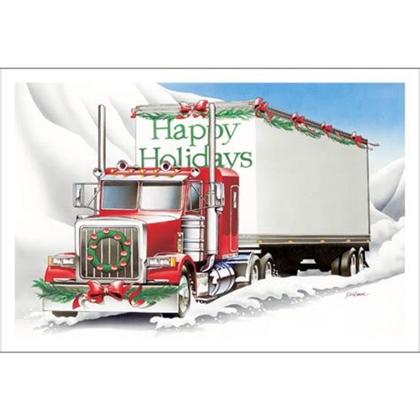 Happy Holidays Big Rig Paul Oxman Publishing