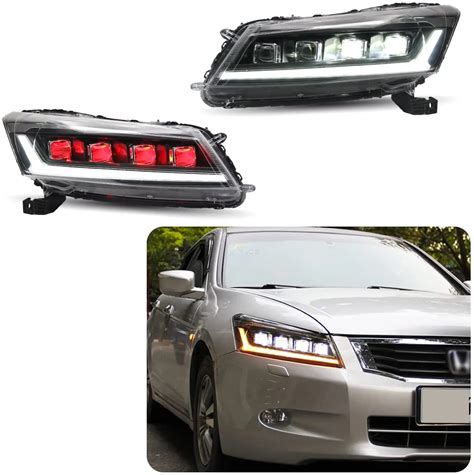 LED Headlights For Honda Accord 8Th Gen 2008 2012 With The Start Up