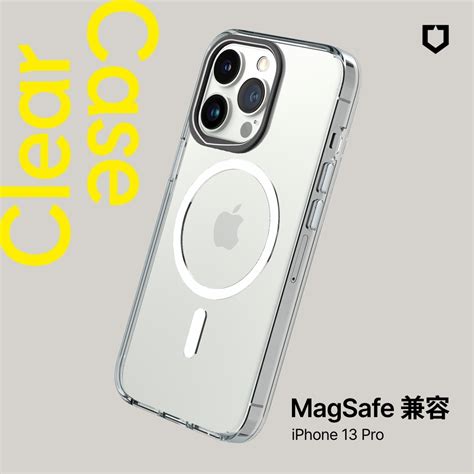 犀牛盾 Iphone 13 Pro61吋 Clear Magsafe兼容超強磁吸透明防摔手機殼五年黃化保固 Apple適用手